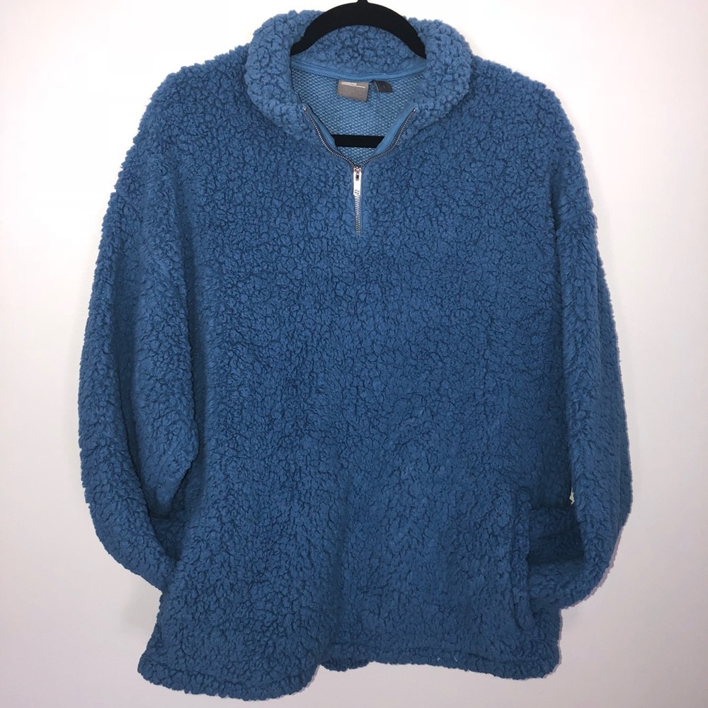 ASOS fuzzy quarter zip